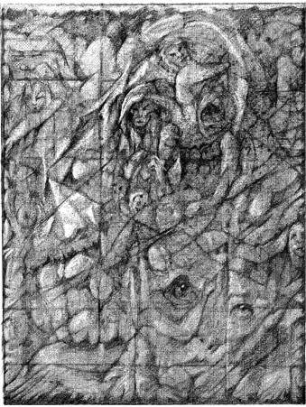 3 Drawing Triptych Panel 2