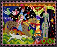 Camelot tapestry by E. Thor Carlson