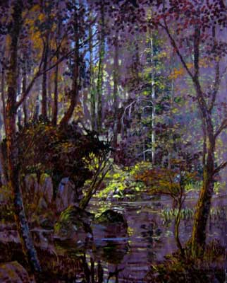 Dark Wood - fine art landscape by E. Thor Carlson