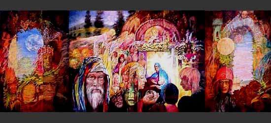 Gifts of the Magi - Fine Art Mural by E. Thor Carlson