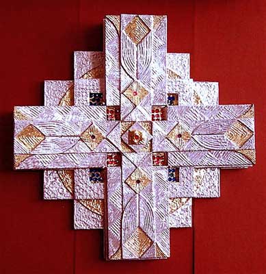 Maquette for a Greek Cross or Tetragamoi by E. Thor Carlson