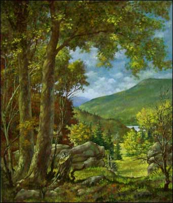 Homage to Asher Durand - Fine Art Landscape by E. Thor Carlson