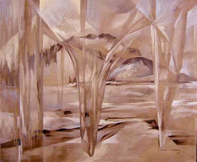 Icicled Monadnock - fine art landscape by E. Thor Carlson