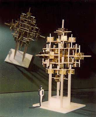 Large Outdoor Sculpture Scale Model Alternate by E. Thor Carlson