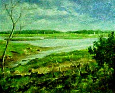 Middle River Tidal Flats by E. Thor Carlson