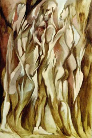 Multiple Figures - Oil Painting by E. Thor Carlson
