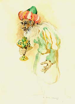 One of the Magi - Fine Art Drawing by E. Thor Carlson