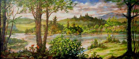 Weathersfield Bow - fine art landscape by E. Thor Carlson