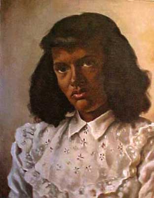 Young Black Girl portrait by E. Thor Carlson